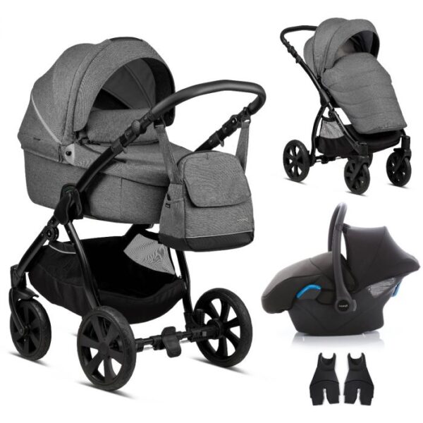 Noordi FJORDI 3 IN 1 Travel System  - Dark Grey
