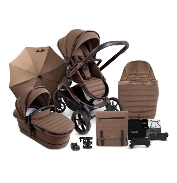 iCandy Peach 7 Combo Pushchair Complete Bundle, Coco