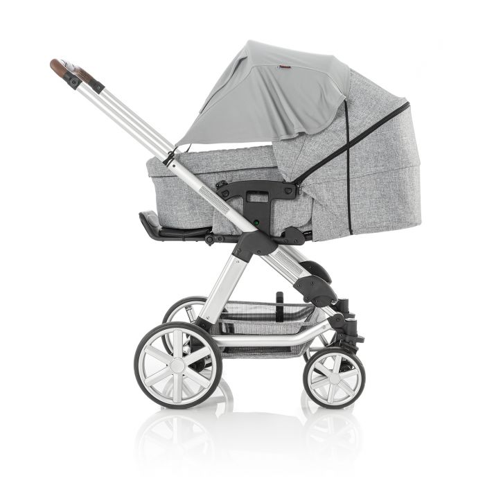 ShineSafe Premium Universal UVF50 Protection Pram Sunshade & Windbreaker  - Grey - Image 2