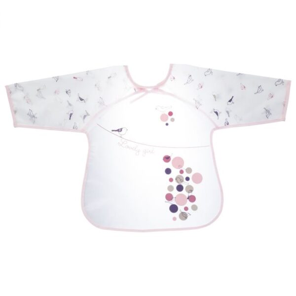 Apron bib with sleeves size 37cm x 42cm - Birdy