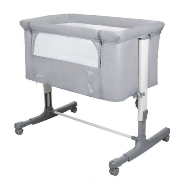 Asalvo Calm Co-Sleeper Crib - Grey