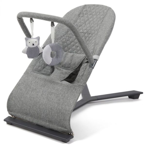 Babylo Gravity Baby Bouncer & Toy Bar - Grey