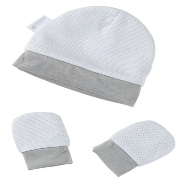 Candide Baby Hat & Anti-Scratch Mittens Set